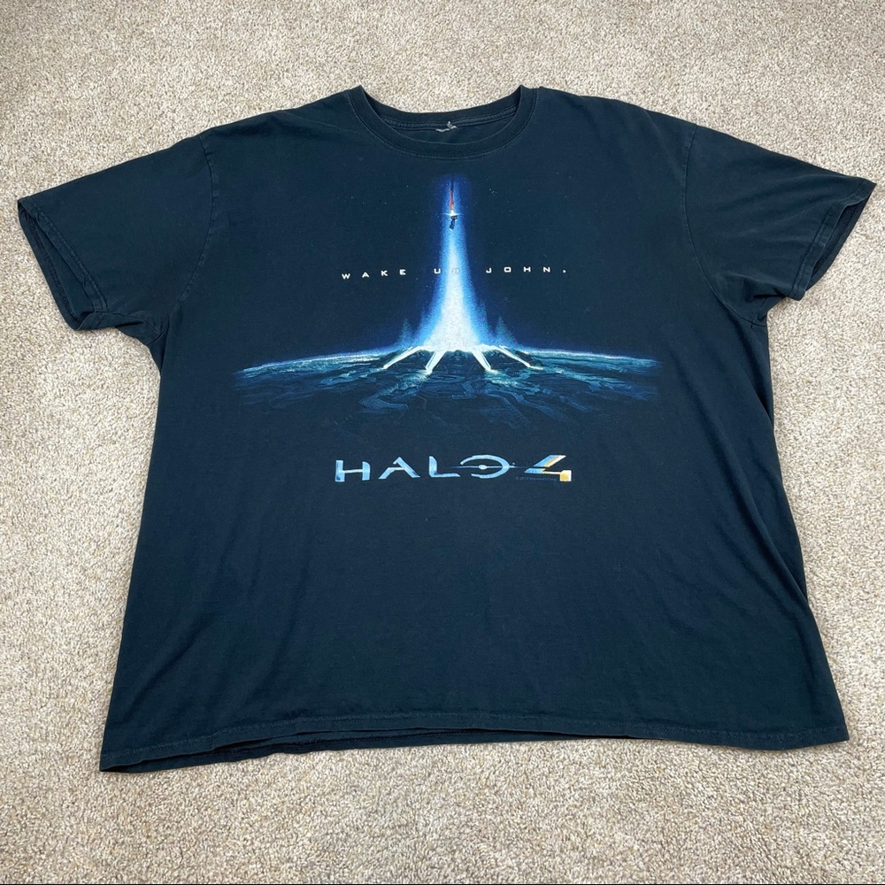 2012 Halo 4 wake up john xbox video game promo t-shirt